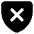Shield Privacy Protection Off Disable Icon from Core Solid Set