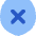 Shield Privacy Protection Off Disable Icon from Flex Flat Set