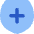 Shield Protection Moderator Add Icon from Flex Flat Set