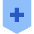 Shield Protection Moderator Add Icon from Sharp Flat Set