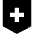 Shield Protection Moderator Add Icon from Sharp Solid Set
