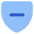 Shield Protection Moderator Remove Icon from Core Flat Set