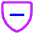 Shield Protection Moderator Remove Icon from Core Neon Set