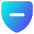 Shield Protection Moderator Remove Icon from Core Gradient Set