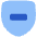 Shield Protection Moderator Remove Icon from Plump Flat Set