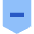 Shield Protection Moderator Remove Icon from Sharp Flat Set