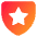 Shield Star Police Badge Icon from Core Gradient Set