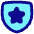 Shield Star Police Badge Icon from Plump Pop Set