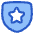Shield Star Police Badge Icon from Plump Duo Set