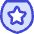 Shield Star Police Badge Icon from Flex Duo Set