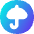 Umbrella Circle Icon from Flex Gradient Set