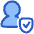 User Protection Check Icon from Plump Duo Set | Free Download as SVG Vector and Transparent PNG | Streamline icons