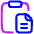 Copy Paste Icon from Plump Neon Set