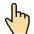 Cursor Hand 1 Icon from Ultimate Colors Set