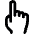 Cursor Hand Alternate Icon from Ultimate Bold Set