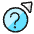 Cursor Question Icon from Ultimate Colors Set