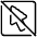 Pointer Arrow Slash Square Icon from Ultimate Light Set