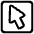 Pointer Arrow Square Icon from Ultimate Regular Set