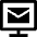 Email Monitor Icon from Nova Line Set