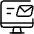Send Email Monitor Icon from Ultimate Light Set