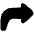 Forward Email Icon from Plump Solid Set