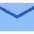 Mail Send Envelope Icon from Sharp Flat Set