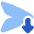 Send Archive Icon from Plump Flat Set