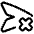 Send Cancel Undo Icon from Plump Line Set
