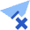 Send Cancel Undo Icon from Sharp Flat Set
