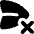 Send Cancel Undo Icon from Flex Solid Set