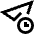 Send Schedule Icon from Sharp Line Set