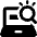 Seo Search Laptop Icon from Ultimate Bold Set