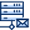 Server Network Mail Email Icon from Cyber Duotone Set | Free Download as SVG Vector and Transparent PNG | Streamline icons