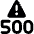 Server Warning 500 icon - Free transparent PNG, SVG. No sign up needed.