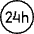 24 Hours Icon from Guidance – Free Set