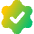 Cog Automation Gear Check Icon from Core Gradient Set