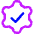 Cog Automation Gear Check Icon from Core Neon Set