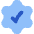 Cog Automation Gear Check Icon from Flex Flat Set