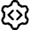 Cog Source Code Gear Icon from Core Line Set