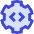 Cog Source Code Gear Icon from Sharp Duo Set