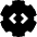 Cog Source Code Gear Icon from Sharp Solid Set