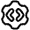 Cog Source Code Gear Icon from Plump Line Set