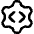 Cog Source Code Gear Icon from Flex Line Set