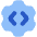 Cog Source Code Gear Icon from Plump Flat Set