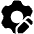 Customization Settings Gear Icon from Plump Solid Set