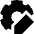 Customization Settings Gear Icon from Sharp Solid Set
