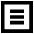 Hamburger Menu Square Icon from Sharp Remix Set