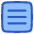 Hamburger Menu Square Icon from Plump Duo Set