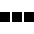 Horizontal Menu Icon from Sharp Solid Set