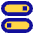 Horizontal Toggle Button Icon from Sharp Pop Set